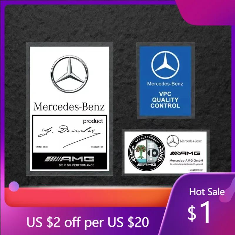 2025 Autoturism Fierbinte Parbriz Față Autocolant Static Rezistent la Apă Decal Static Pentru Mercedes Benz AMG Clasa A B C E S V A180 CLK CLA GLE W2