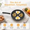 Aluminum Alloy Frying Pan Even Heating Omelette Pan Durable Egg Frying Pan  Pancake Bacon Burger