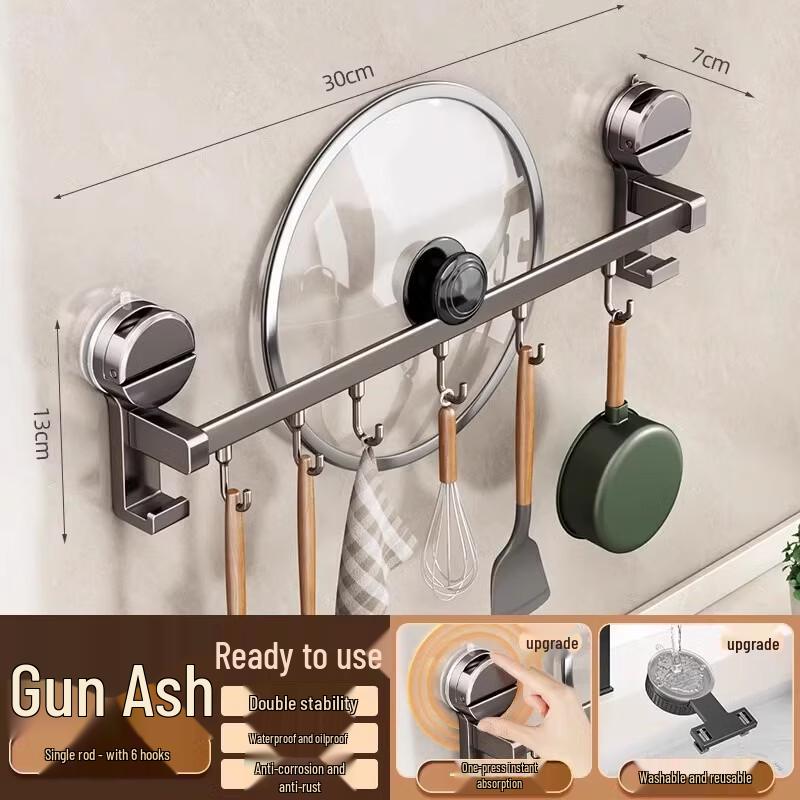 Yipan Suction Cup Kitchen Storage Rack