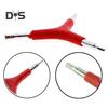 Chiave a bussola a Y a 3 vie Acciaio Chiave esagonale triangolare Strumento per riparazione bici 4/5/6 mm Chiave esagonale interna tipo Y per manutenzione ciclismo bicicletta