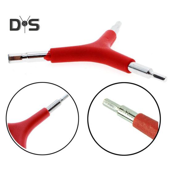 Chiave a bussola a Y a 3 vie Acciaio Chiave esagonale triangolare Strumento per riparazione bici 4/5/6 mm Chiave esagonale interna tipo Y per manutenzione ciclismo bicicletta