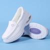 Air Cushion Nurse Shoes Women's Spring and Summer New Leather Hollow Soft Sole Breathable Special Medical Work Shoes In Stock