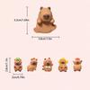 New Car Ornaments Auto Dashboard Rearview Mirror For Cartoon Capybara Decorative Ornament Car Styling Modification Accessories