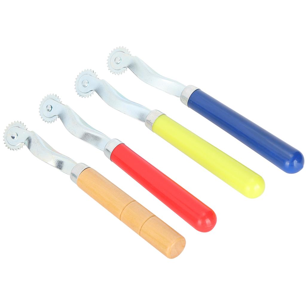4Pcs Tracing Wheel Wooden Plastic Handle Stitch Marking Spacer for Sewing Patterns
