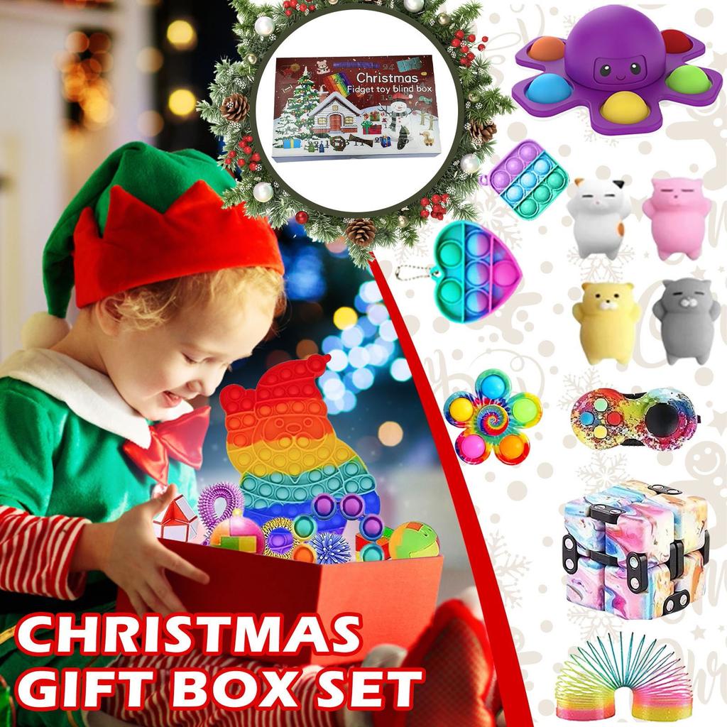 Christmas Silicone Sensory Decompression Tabletop Puzzle Decompression Toy