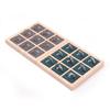 Simple Solid Wood Oak 9-digit Ring Display Tray Pendant Transfer Bead Fu Diamond Ring Ring Pair Ring Display Holder