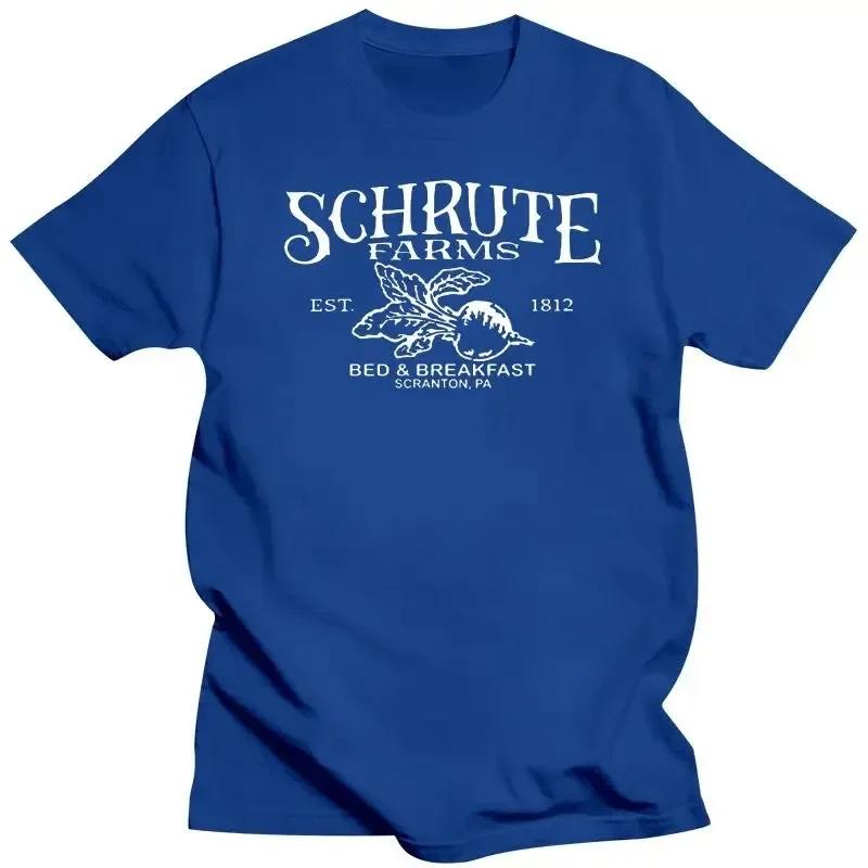 2025 neues Modell 2025 Herrenbekleidung Schrute Farms T-Shirt Paper Co Inc Scranton PA The Office Dwight Herren Erwachsene USA