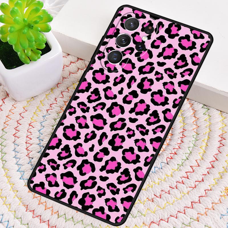 

Leopard Print Panther Silicone Phone Case For Samsung Galaxy note 10 pro S26 S25 S24 S23 S22 S21 Plus S25Ultra Capa Cover Galaxy S24 FE