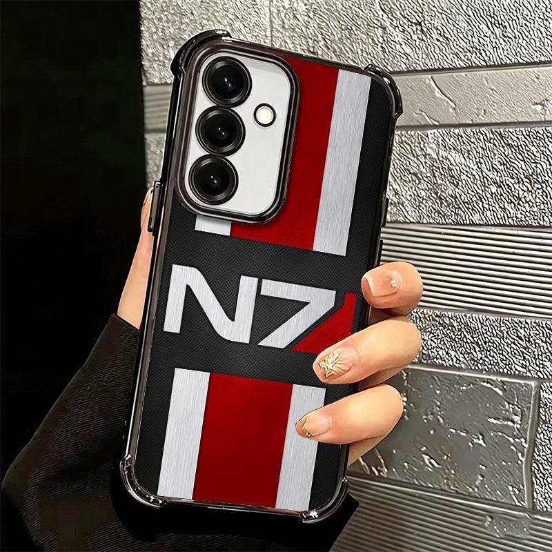 N7 Mass Effect Soft Phone Case For Samsung A17 A27 A07 A37 A57 A16 A56 A15 A55 A14 A54 A13 A53 A26 A36 A25 A35 A24 A34 A23 A33