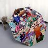 1pc Outdoor Umbrella with Yu-Gi-Oh! Characters - Automatic Opening/Closing, Portable 3-Fold Design, 8-Rib Iron Frame - Perfect Gift for Fans, Tra
