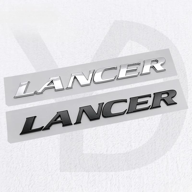 Für Mitsubishi Lancer ABS-Kunststoff Auto Heckklappen Emblem 3D Namensschild Plakette Seitliche Modifizierte Dekoration Styling Zubehör