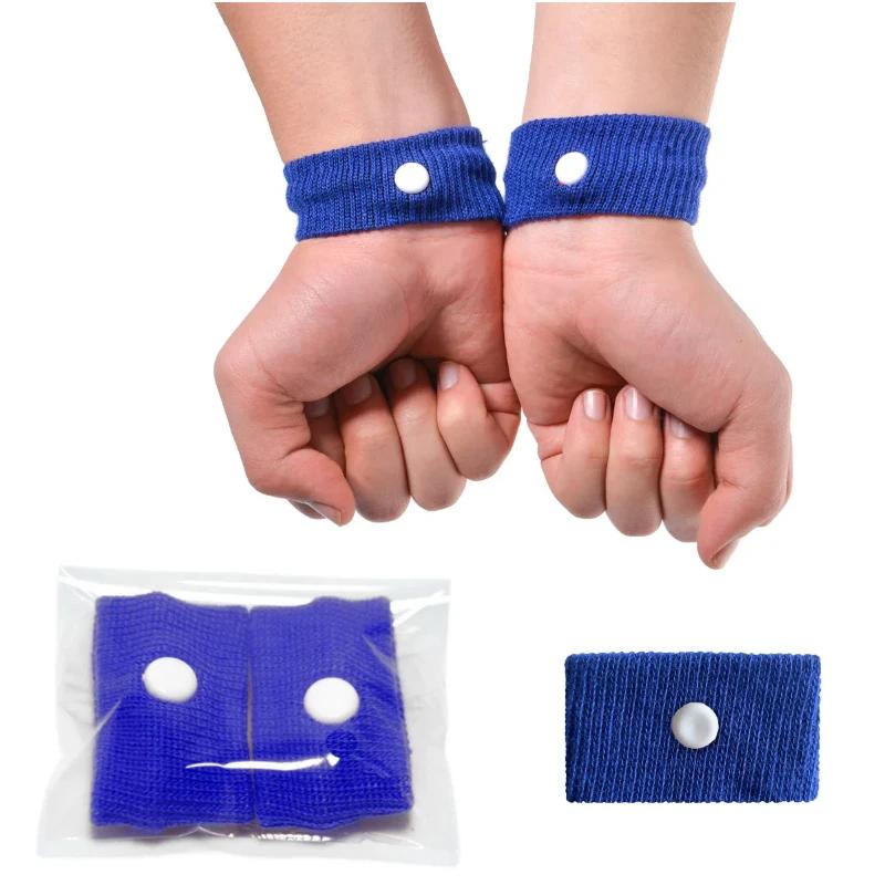 2 STuks Reizen Anti Zeeziekte Polsband Medische Antiemeticum Hoge Elasticiteit Sportarmband Verlicht Buiten Reisziekte