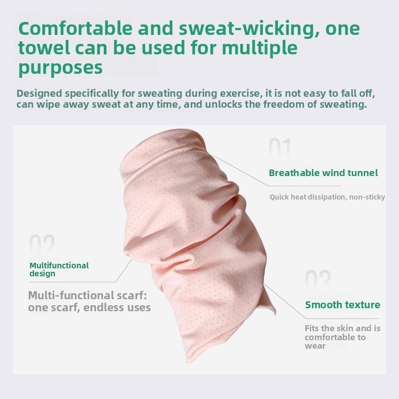 Sports Wrist Wraps for Sweating During Outdoor Running - Quick-Drying Wrist Towel for Fitness, High Elasticity and Breathability, Cold-Feeling Towel