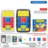 2pc Slide Block Brain Teaser Game Huarong Road Challenge Sliding Puzzles Logical Thinking Interactive Board Game Kid Party Gifts