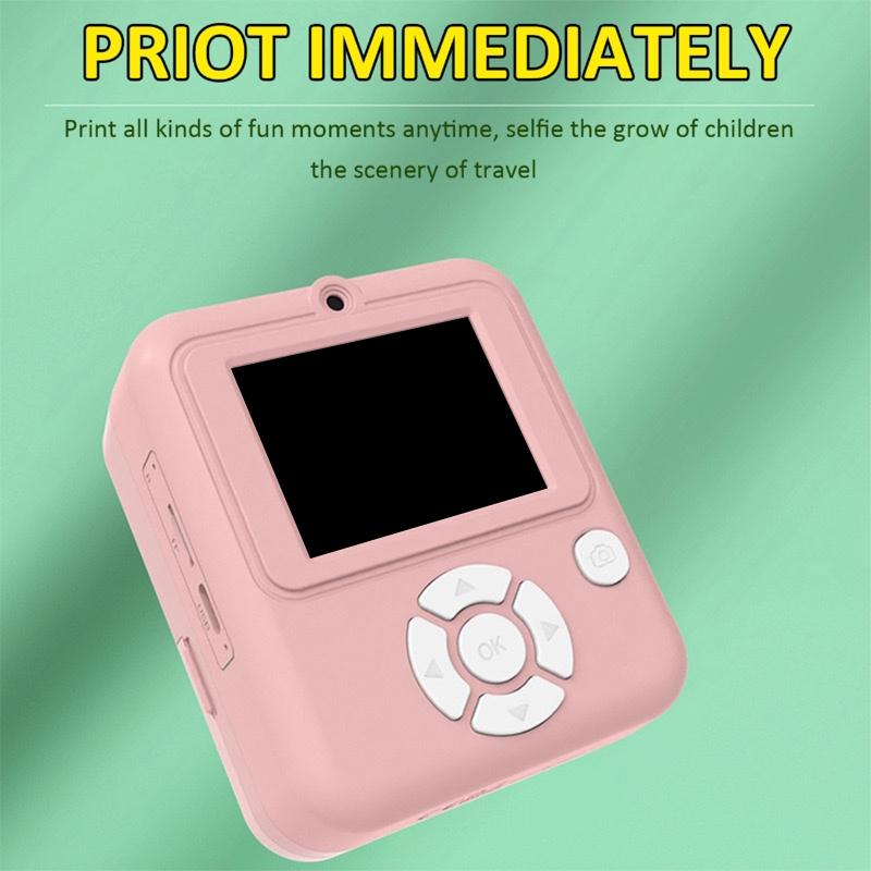 Childrens Digital Camera Set with Printing and for Easy Photo Transfer PC Safe Design