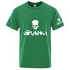 2026 Gunki Printing Unisexs New Solid Color Fashion Short Sleeve Top Breathable Thin Quick Drying Gym Summer Casual Tshirt