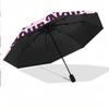 Custom Text Automatic 8 Bone Umbrella, Portable Sun Rain Protection UmbrellaKuromi