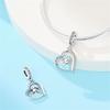 copper Health Collection Nurse Heart Lung Pendant Charm Bead Charms Jewellery Compatible With Authentic Bracelets Necklaces for Women Do It Yourself G