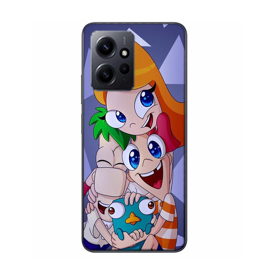 Cartoon Perry The Platypus Phone Case For Redmi 12 13C 12C 15C 9 10 10C Note 13 Pro Plus 14 15 Pro 9T 9C 9A TPU Soft Cover Clear