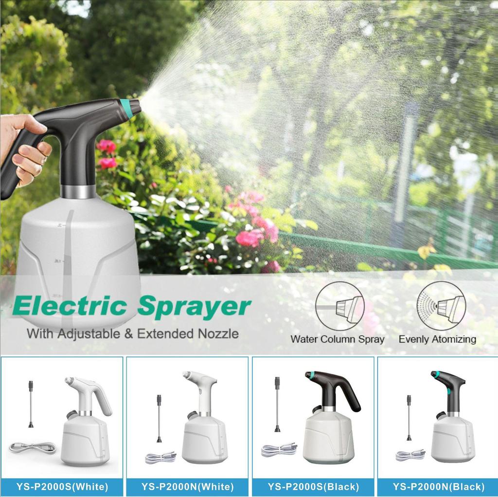 Rechargeable 2L Handheld Electric Sprayer for Watering and Garden Use