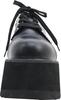 Yosuke Platform Shoes, 6318006, Men's, Black, Size 27.0 Cm