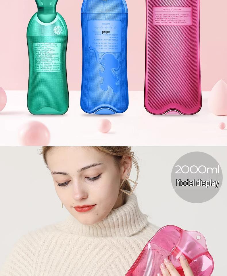 Long PVC Hot Water Bottle Hand Warmer & Massage Bag