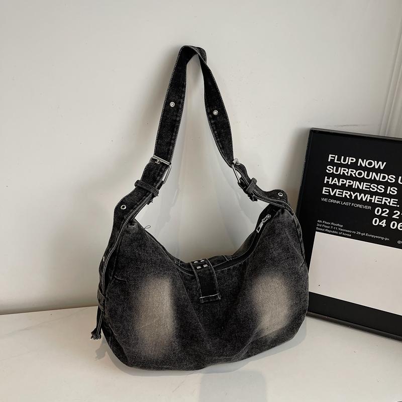 Torba Kowbojska Damska Duża Pojemność Podpachowa Pierogowa Torba na Ramię