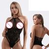 New Sexy Bodycon Lingerie Outfits Women Mesh Transparent Temptation Bodysuit Erotic Fishnet Slim Jumpsuit Costume Nightgown