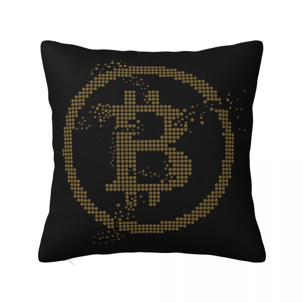 Bitcoin Los Angeles Cool Bitcoin Crypto Square Pillowcase Pillow Cover Cushion Decor Comfort Throw Pillow for Home Bedroom