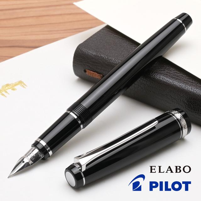 Pilot Falcon ELABO Fountain Pen Black SF Nib FE-18SR-B-SF W/ CON-40