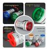 AC Dual Display Voltage & Current LED Meter Indicator Light AD16-22VAM