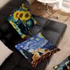 Monet Black Cat Van Gogh Sunflowers Pillowcases Home Bedding Decorative Pillow Cover Wedding Super Soft Pillow Case