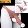 SXXY Esnek Silikon Koşum Takımı Külot Hiper Gerçekçi Delikli Dildo Kılıfı Giyilebilir Erkek Kılıfı Uzun Ömürlü Samimi Yetişkin Çift