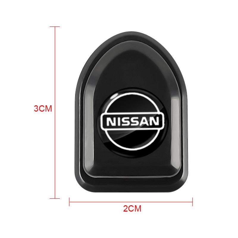 Mini Car Hooks Black Self Adhesive Invisible Hooks Interior Storage Holder For Nissan Nismo Tiida Teana ALTIMA SYLPHY MURANO KICKS QASHQAI GTR