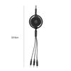 Car Interior 3 In 1 Charging Charger Cable Micro Type-C USB Hubcap Cover For Mercedes Benz AMG GLC GLE CLA W204 W205 W206 W211 VF6