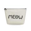 Women Leopard print lettering Print Cosmetic Bag Toiletries Organize Travel Storage Case 6731 KTB