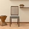 Ergonomic Chair Slipcover Slip Proof Silicone Particles Bottom Surfaces Foam Padding Water Resistant Seat Protectors