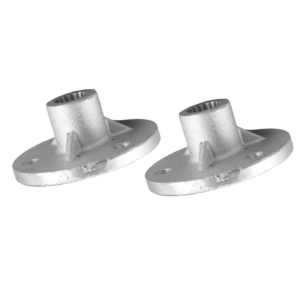 Pair of 17T 3 Stud Rear Wheel Hub Shaft Steel Alloys Rear Axle Wheel Hub for Quad Bike ATV Dune Go Kart with 5 Inch