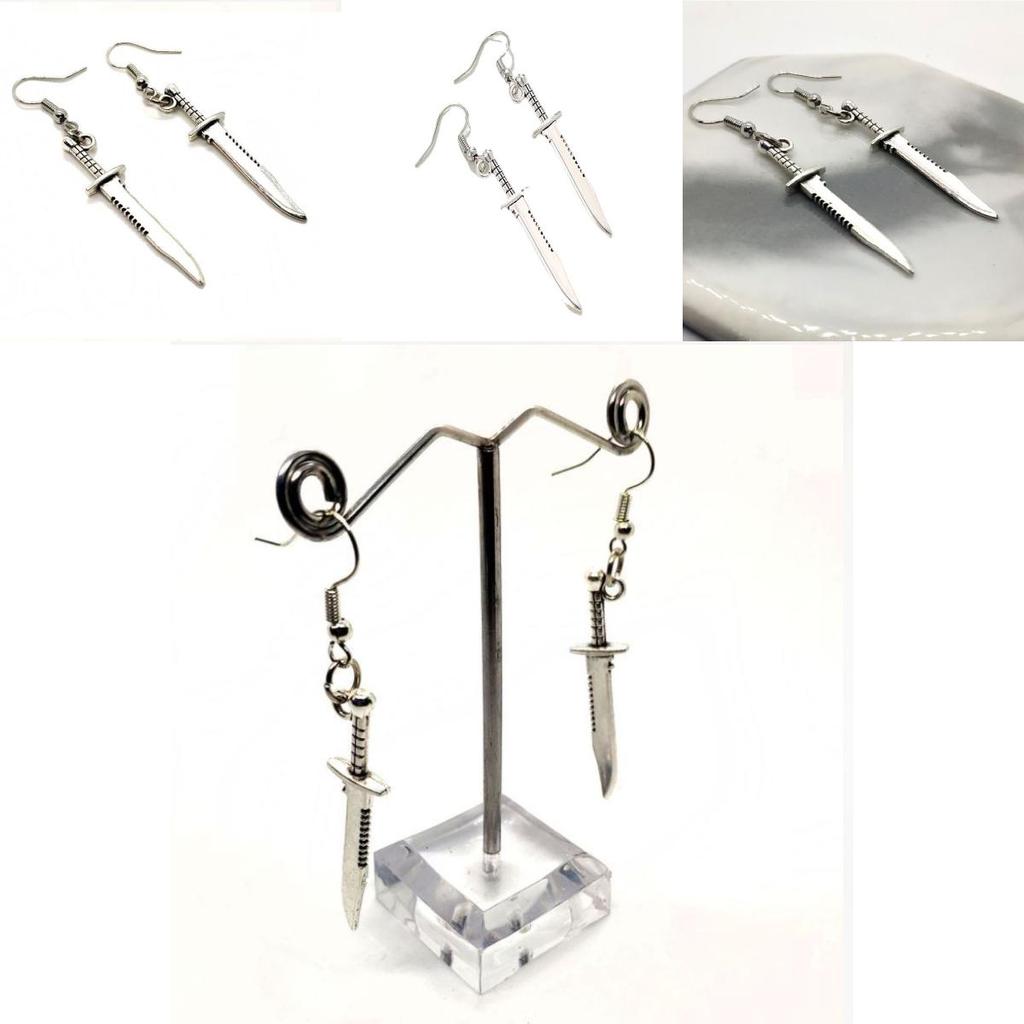 Trendy Geometric Sword-shaped Earrings For Women Alloy Fashion Jewelry 2021