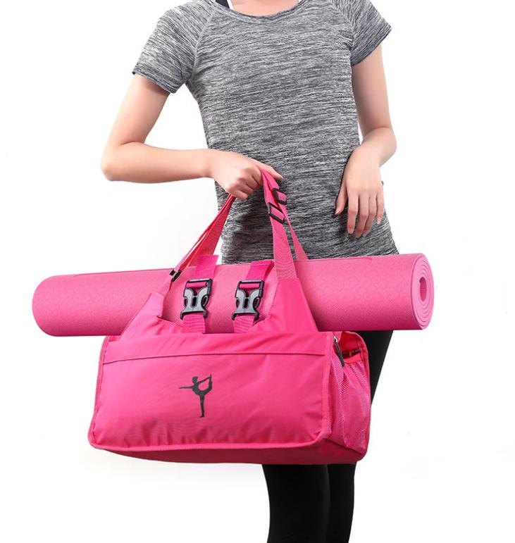 Yoga Fitness Bag Waterproof Nylon Training Shoulder Crossbody Sport Bags For Women fitness Travel Duffel Clothes Gym bags bolsos