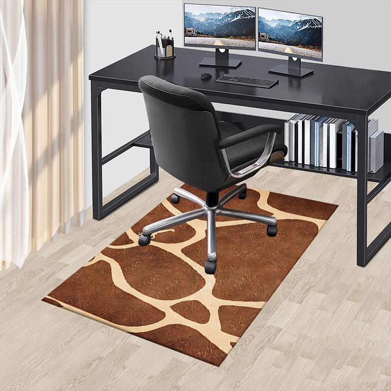 1PC Giraffe Print Extra Large Non Slip Floor carpet, Office, family, bedroom, Studio   Large Area Rug Indoor Rugs, , Vibrant Colors