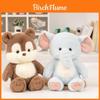 Cartoon Eichhörnchen und Elefant Plüschtier mit Eichhörnchen und Elefant Zeichentrickfiguren für Kinder Geburtstagsgeschenk