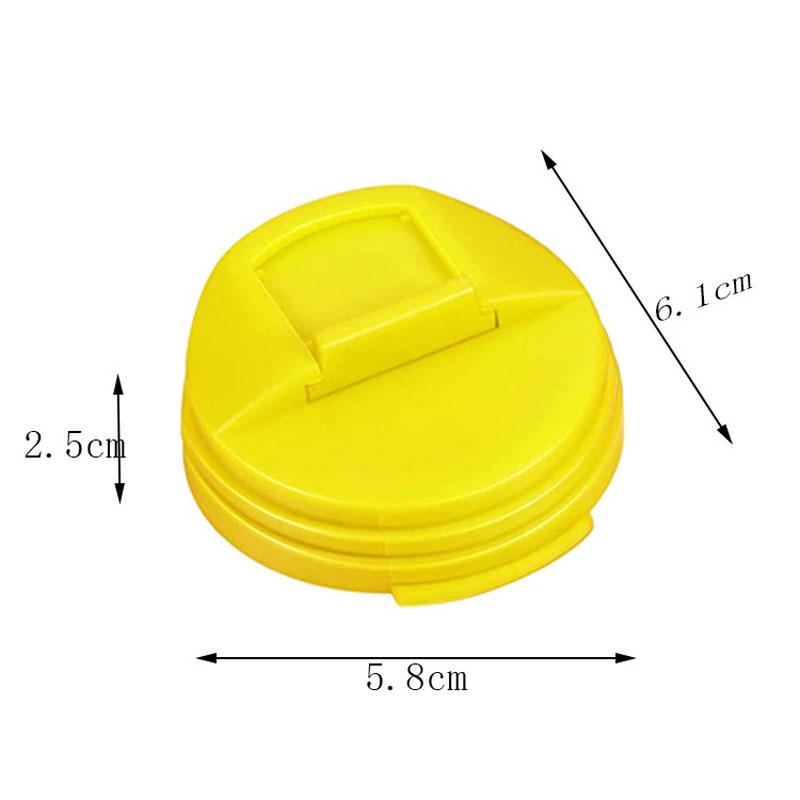6Pcs Reusable Can Stopper Plastic Soda Lid Covers Multi-color Covers Beer Bottle Cap Tin Can Soda Coke Cola Cap Leak-Proof Cap