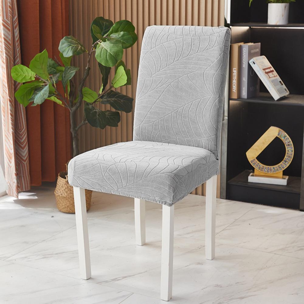 Thick Embossed Chair Cover Full Elastic Stretch for Hotel Restaurant All Seasons Use Chair Cover