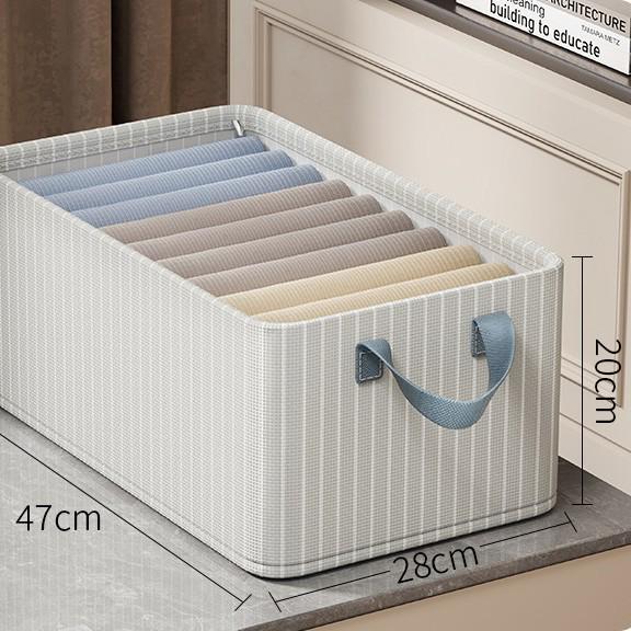 Foldable Steel Frame Fabric Storage Box for Clothes and Underwear