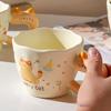 Cute Cat Ceramic Cup Cute Covered Mug Drinking Water Creative Home Coffee Cup Cat Ceramic Cup