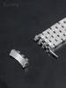 For Tissot 1853 Weiyi Series T038 Original Replace Accessories T038430a Men's Machinery 19mm Silver Waterproof Watchbands