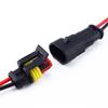 Car Waterproof 2 Pin Way with Wire AWG Marine Auto Connector Plug Set Connector Plug Electrical