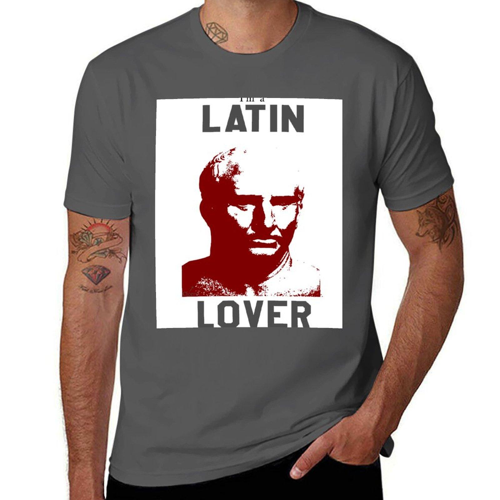 

man man plain for T-Shirt shirts Lover t t printed Latin shirt 4XL