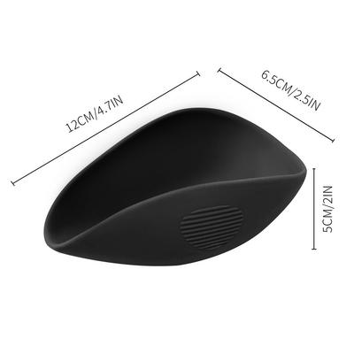 Shovel Design Coffee Bean Dosing Saucer Food Grade Bean Measuring Silicone Separator Tray Resilient Anti-fall Coffee Bean Spoon